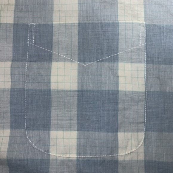 Bonobos Shirt Mens Size XL Slim Fit Blue Checkered Long Sleeve Button LOT OF TWO - Picture 10 of 10